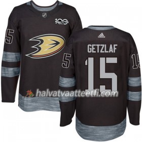 Miesten NHL Anaheim Ducks Pelipaita Ryan Getzlaf 15 1917-2017 100th Anniversary Adidas Musta Authentic